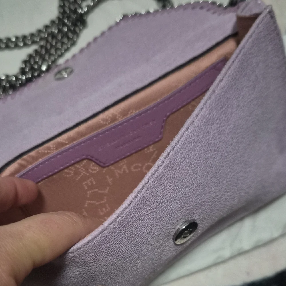Stella McCartney Lavender Chain Clutch - Picture 2 of 2